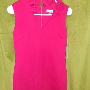 Calvin Klein Women's Fuchsia Sleeveless Blouse